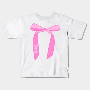 Phi Mu Bow Kids T-Shirt